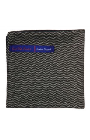 HAND MADE IN ENGLAND COTTON POCKET SQUARE 