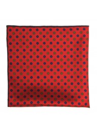 HAND MADE IN ENGLAND SILK POCKET SQUARE 