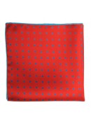 HAND MADE IN ENGLAND SILK POCKET SQUARE 