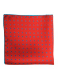 HAND MADE IN ENGLAND SILK POCKET SQUARE 