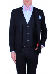 FINEST SUPER 160's NAVY SUIT JACKET 