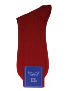 COTTON BURGUNDY SOCKS