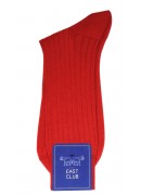 COTTON DARK RED SOCKS