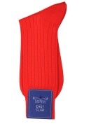 COTTON BRIGHT RED SOCKS