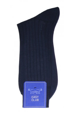 COTTON DARK BLUE SOCKS