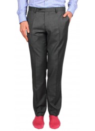 SUPER 110's GREY WOOL TROUSERS