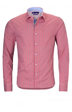 RED COTTON SHIRT