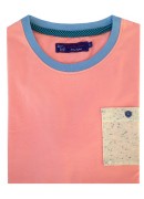 COTTON PINK ROUND NECK T-SHIRT